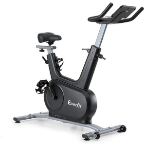 Everfit Exercise Bike Spin Bike Electromagnetic Smart Home Fitness 24-Level Resistance 120kg Bluetooth