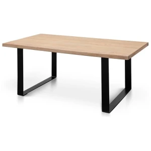 Ex Display - Dalton Reclaimed Wood 1.98m Dining Table - Rustic Natural by Interior Secrets - AfterPay Available