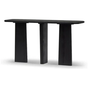 Ex Display - Herrera 1.6m Console Table - Full Black by Interior Secrets - AfterPay Available