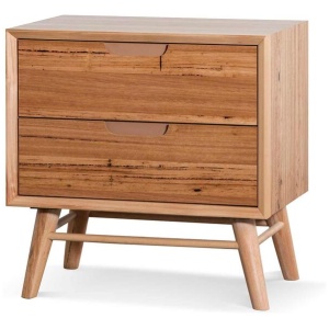 Ex Display - Hetty Bedside Table - Wormy Chestnut by Interior Secrets - AfterPay Available
