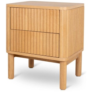 Ex Display - Melita Bedside Table - Natural by Interior Secrets - AfterPay Available