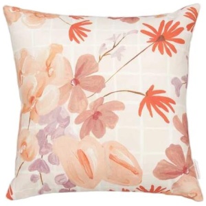 Ex Display - Modern Orchids 50cm Square Cushion - Floral by Interior Secrets - AfterPay Available