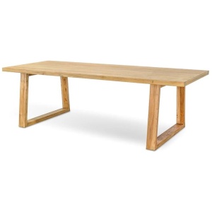 Ex Display - Naples Reclaimed Wood 2.4m Dining Table - Natural by Interior Secrets - AfterPay Available