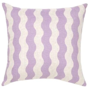 Ex Display - Ripple 45cm Square Cushion - Lavender by Interior Secrets - AfterPay Available