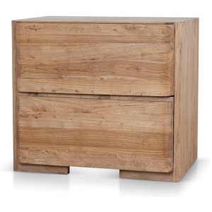 Ex Display Stow 58cm Bedside Table - Natural by Interior Secrets - AfterPay Available