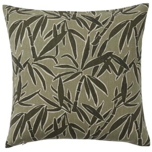 Ex Display - Weave Guadeloupe 50cm Linen Blend Cushion - Olive by Interior Secrets - AfterPay Available