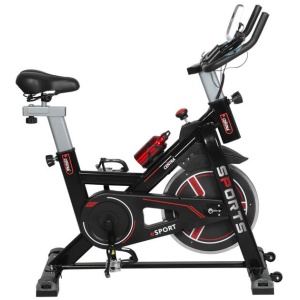 Exercise Cycling Bike Trainer | Silent Belt Drive with Heart Rate Monitor