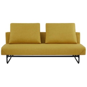 Fabric Stylish Lounge Couch Sofa Bed - Yellow