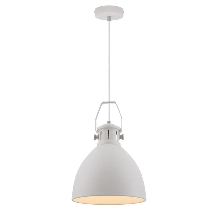 Fabrica Industrial Pendant Hanging Lamp Light Metal White