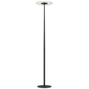 Faro Modern Standing Floor Lamp Light Metal Acrylic Black