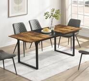 Feijoa Extendable Dining Table Brown