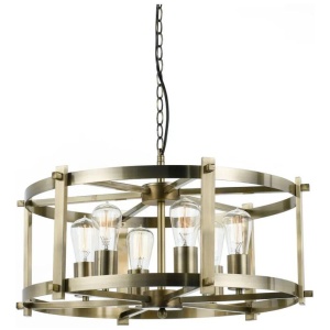 Finley Modern Pendant Hanging Lamp Light Metal Antique Brass