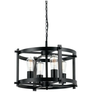 Finley Modern Pendant Hanging Lamp Light Metal Black