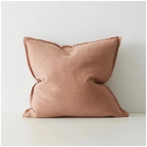 Fiore Linen Blend Chenille Cushion by Interior Secrets - AfterPay Available