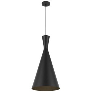 Flero Modern Pendant Hanging Lamp Light Aluminium Black Brushed