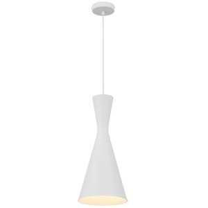 Flero Modern Pendant Hanging Lamp Light Aluminium White Brushed