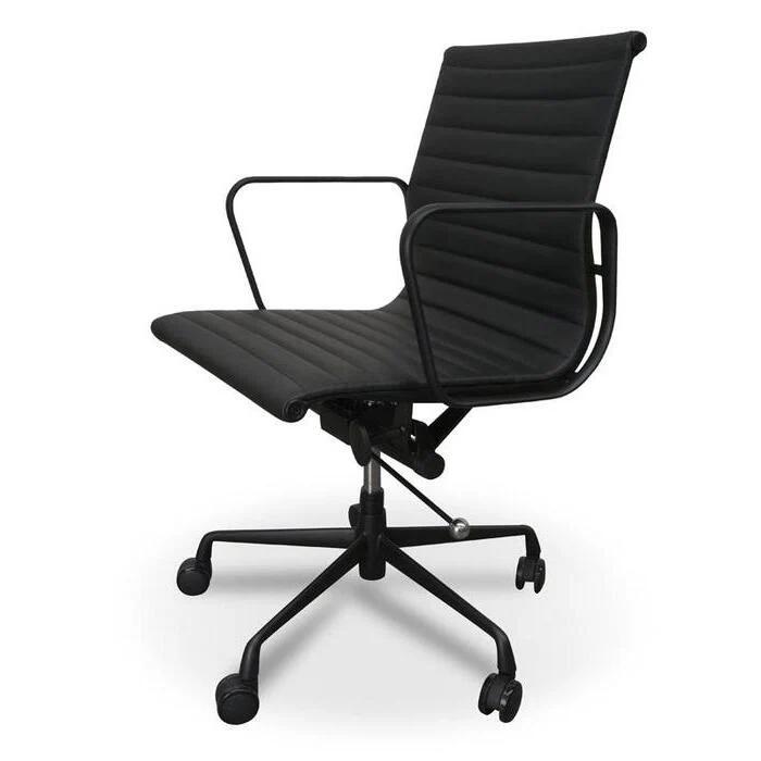 Floyd Low Back Office Chair - Full Black by Interior Secrets - AfterPay Available