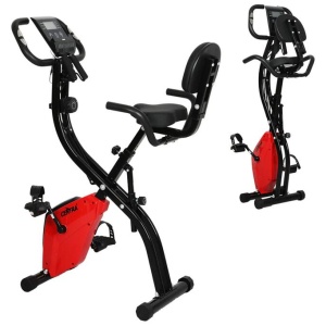 Foldable Exercise Bike | Magnetic Resistance with LED Monitor & Adjustable Seat