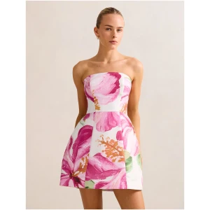 Forever New Women's Aisling Strapless Mini Dress in Cora Tropical