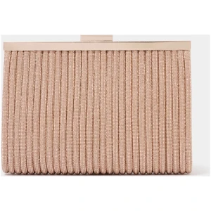 Forever New Women's Amanda Sparkle Frame Clutch Bag in Gold