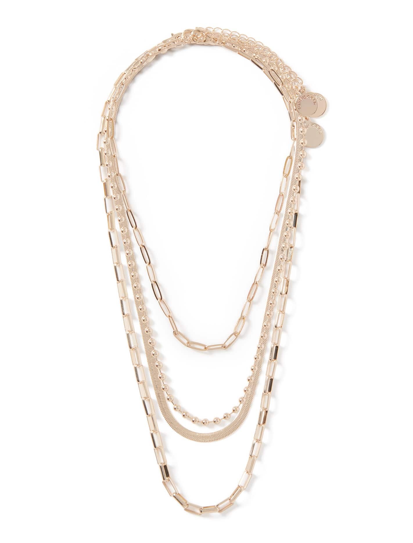 Forever New Women's Angelique Multi Chain Necklace in Gold