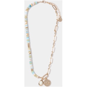 Forever New Women's Bailee Stone and Chain Necklace