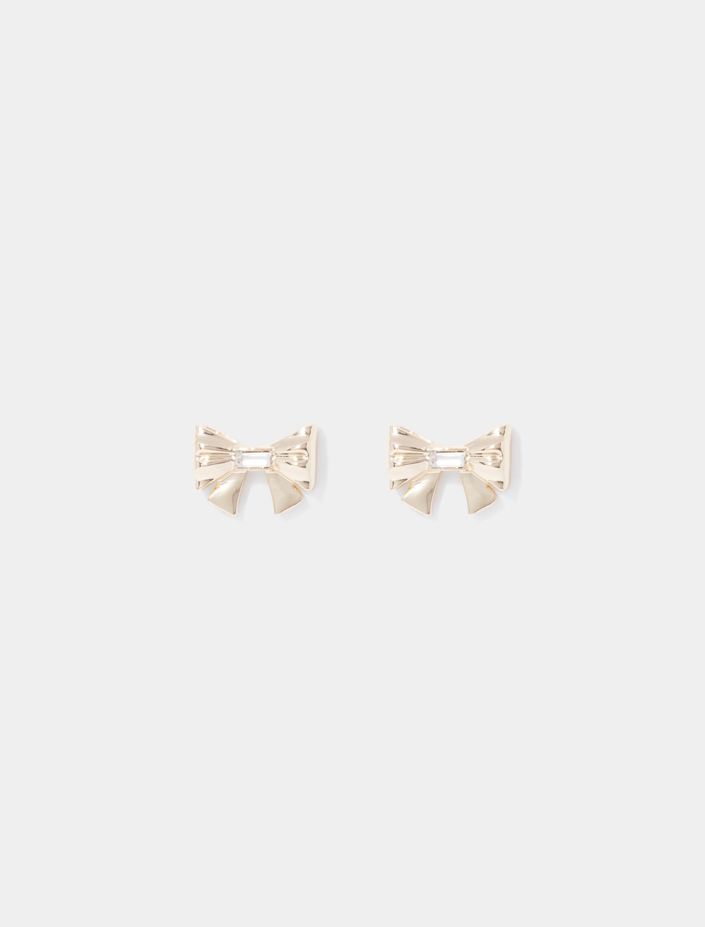Forever New Women's Belinda Bow Earrings in Gold/Crystal