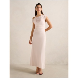 Forever New Women's Brooklyn Layered Jersey Maxi Dress in Chai