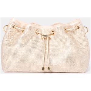 Forever New Women's Cecilia Small Clutch Signature Bag in Gold