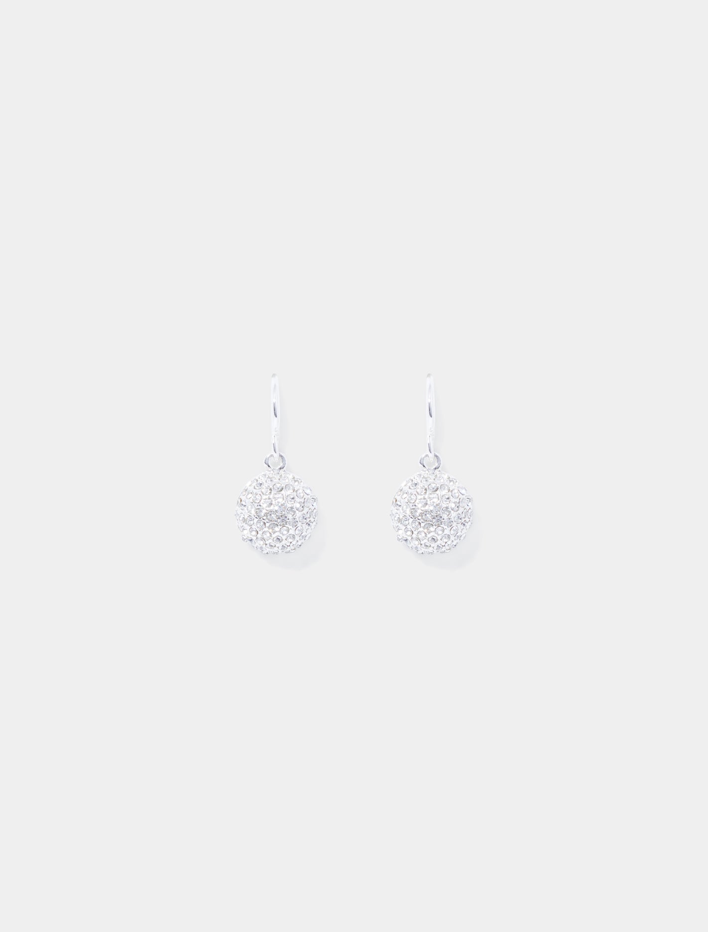 Forever New Women's Clara Crystal Ball Earring in Silver/Crystal