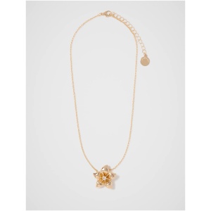 Forever New Women's Destiny Flower Pendant Necklace in Gold/Crystal