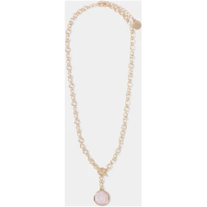 Forever New Women's Fleur Moon Necklace in Ivory/Gold