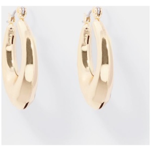 Forever New Women's Hannah Hinge Chunky Hoop Earrings in Gold Plated