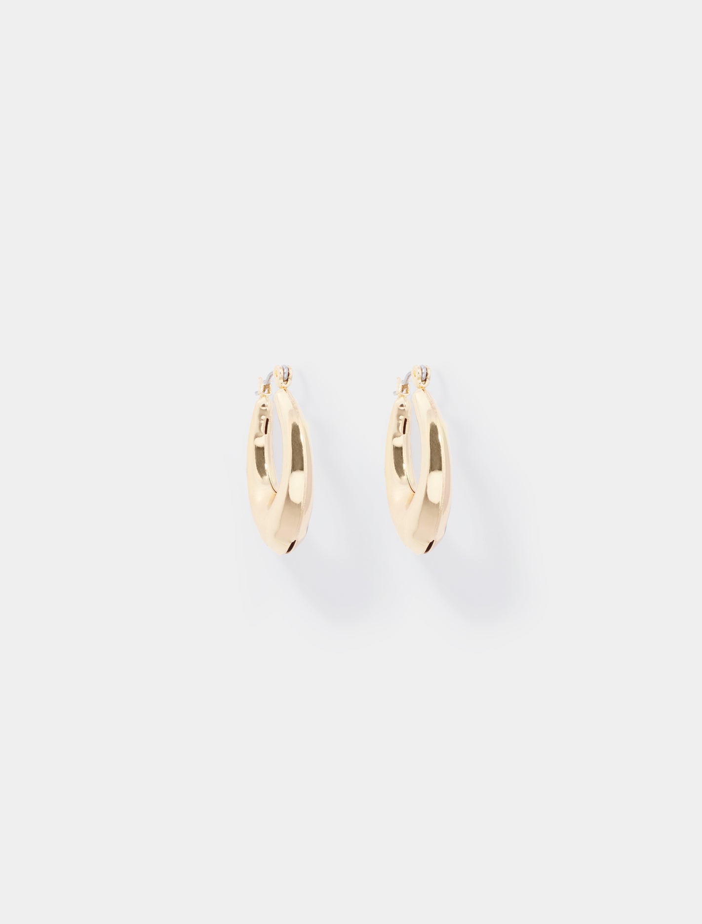 Forever New Women's Hannah Hinge Chunky Hoop Earrings in Gold Plated
