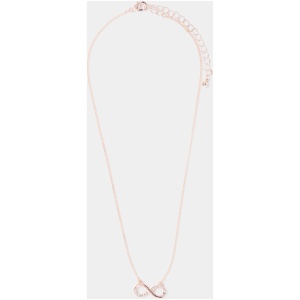 Forever New Women's Kayla Infinity Necklace in Rose Gold/Crystal
