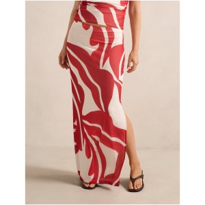 Forever New Women's Mia Mesh Maxi Skirt in Nusa Leaf Co-Ord
