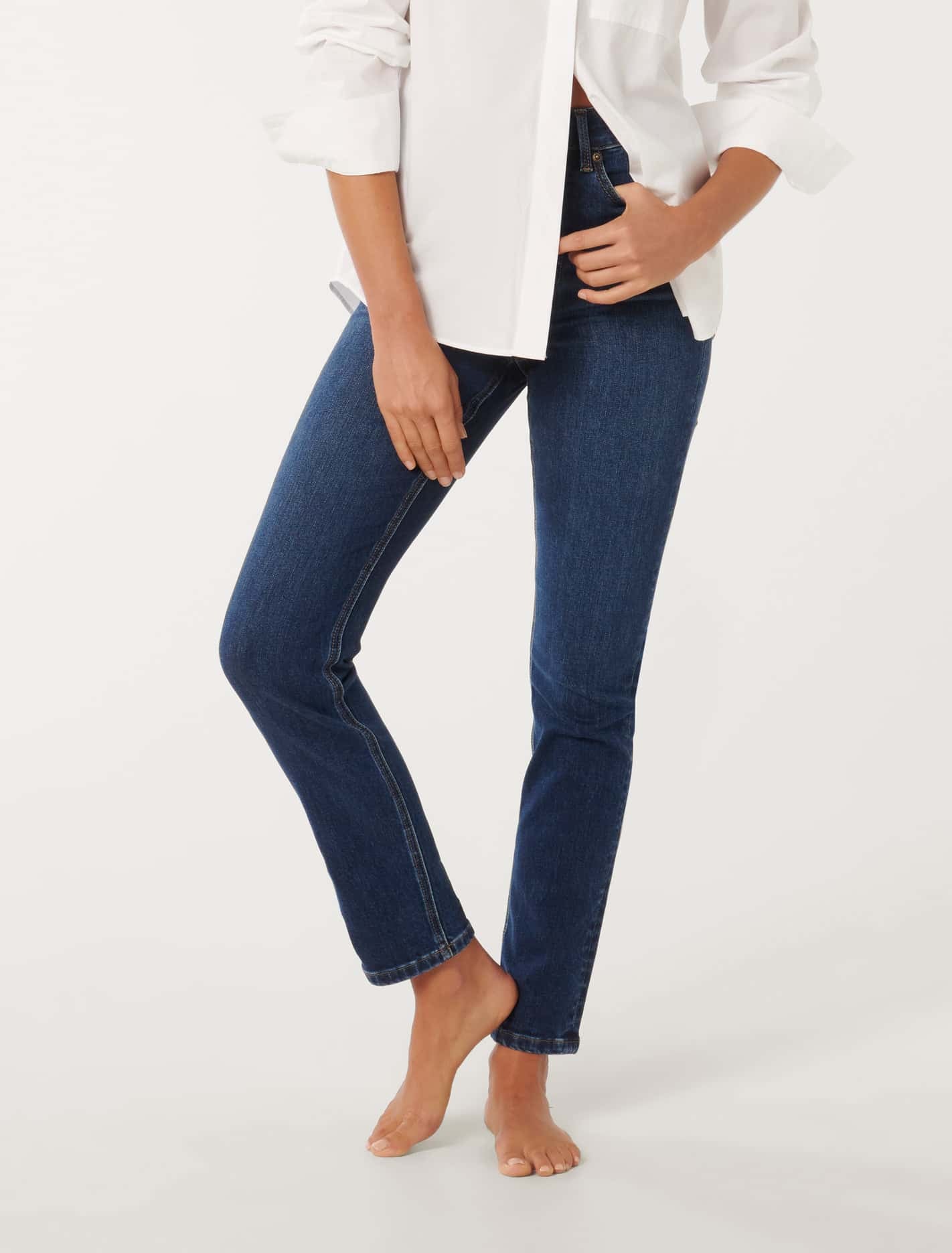 Forever New Women's Myla Skinny Jeans in Dark Wash