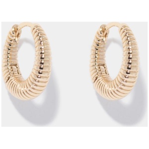 Forever New Women's Polly Panel Hoop Earrings in Gold Plated