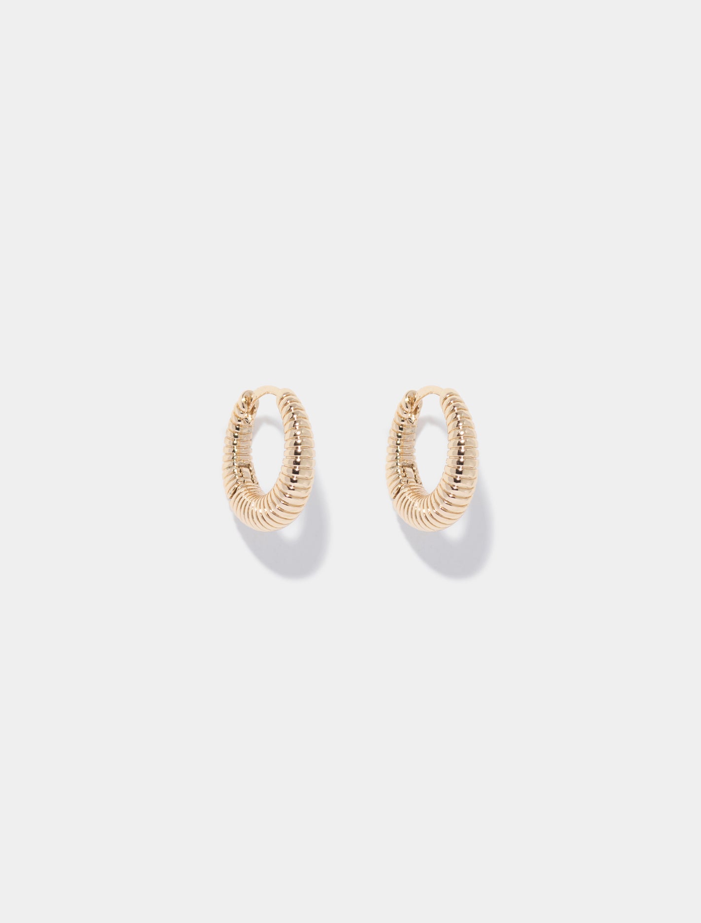 Forever New Women's Polly Panel Hoop Earrings in Gold Plated