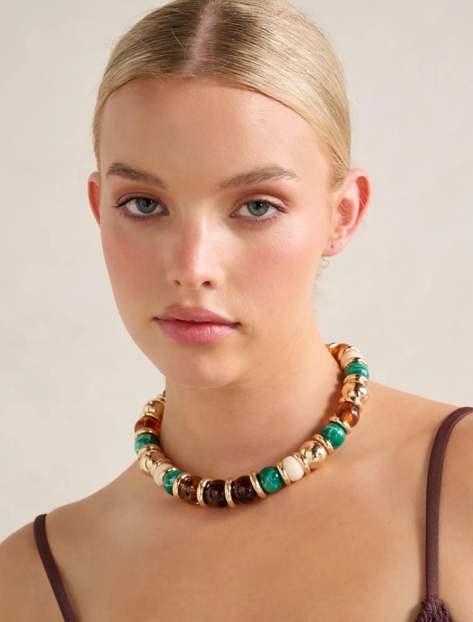 Forever New Women's Signature Eloise Statement Bead Necklace