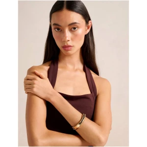 Forever New Women's Signature Sophia Square Bangle Bracelet in Gold