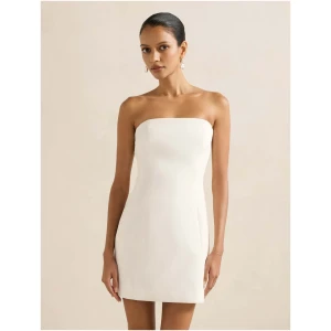 Forever New Women's Tahlie Petite Strapless Mini Dress in White