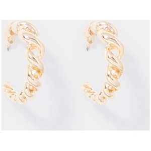 Forever New Women's Teagan Twist Hoop Earrings in Gold