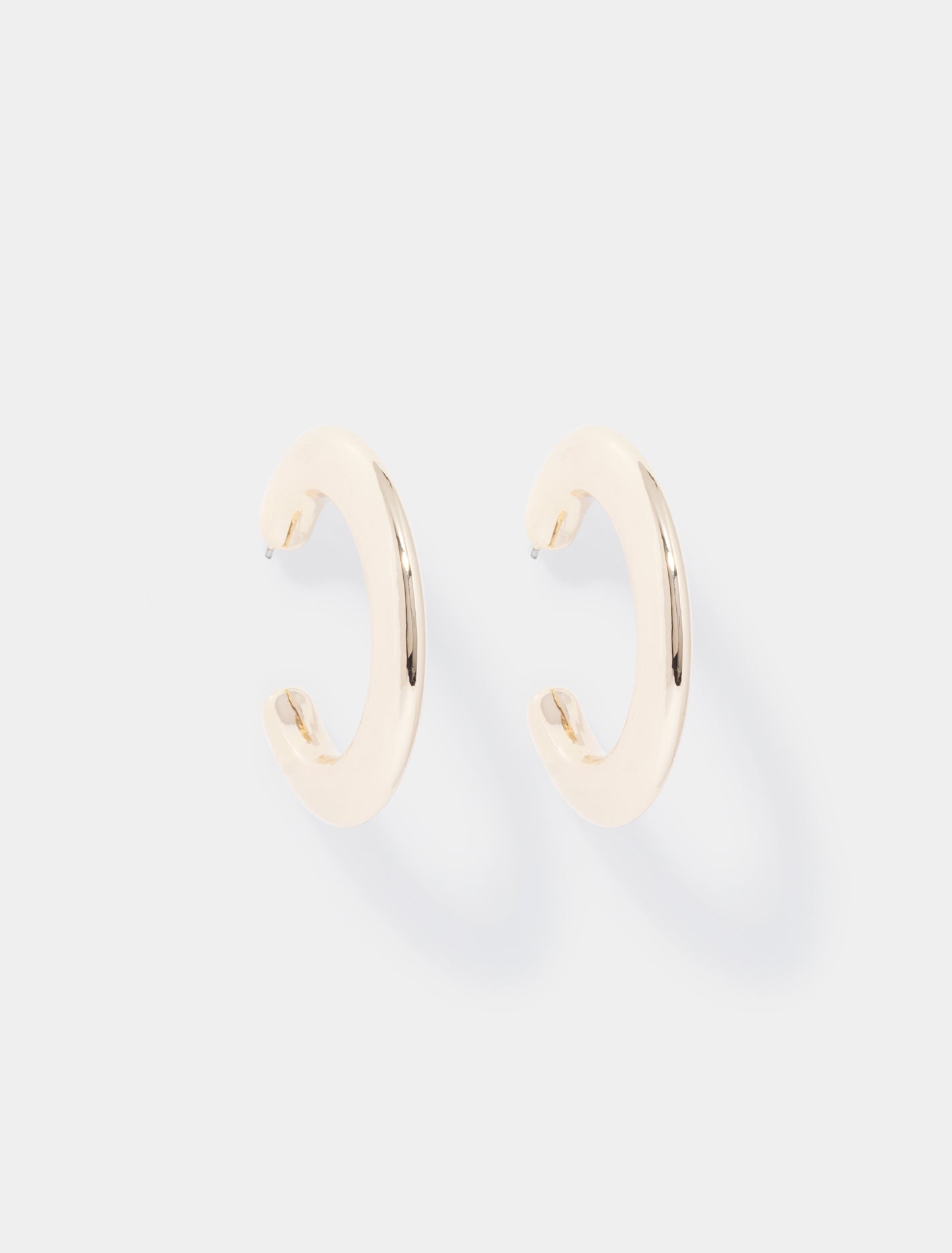 Forever New Women's Tiana Thick Hoop Earrings in Gold