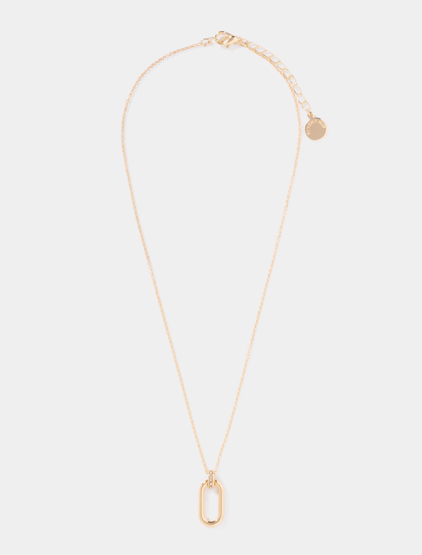 Forever New Women's Zuri Oval Necklace in Gold