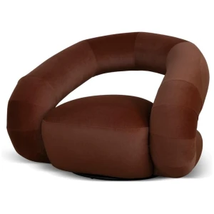 Forma Swivel Armchair - Red Bronze by Interior Secrets - AfterPay Available