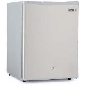 GECKO 70L Portable Bar Fridge and Freezer 12V/24V for Camping, Caravans, Silver