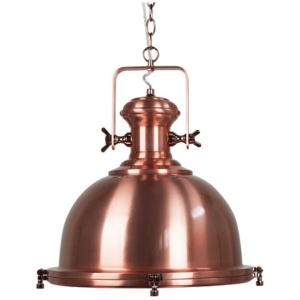 Gandara Classic Pendant Light Lamp industrial Bell Shape Chain Cord 120cm - Copper