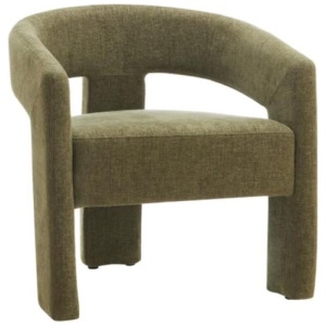 Garland Chenille Fabric Lounge Accent Occasional Relaxing ArmChair Olive