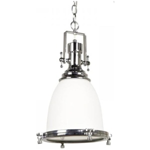 Gelo Classic Vintage Industrial Pendant Light Lamp Chain Cord - Clear Chrome